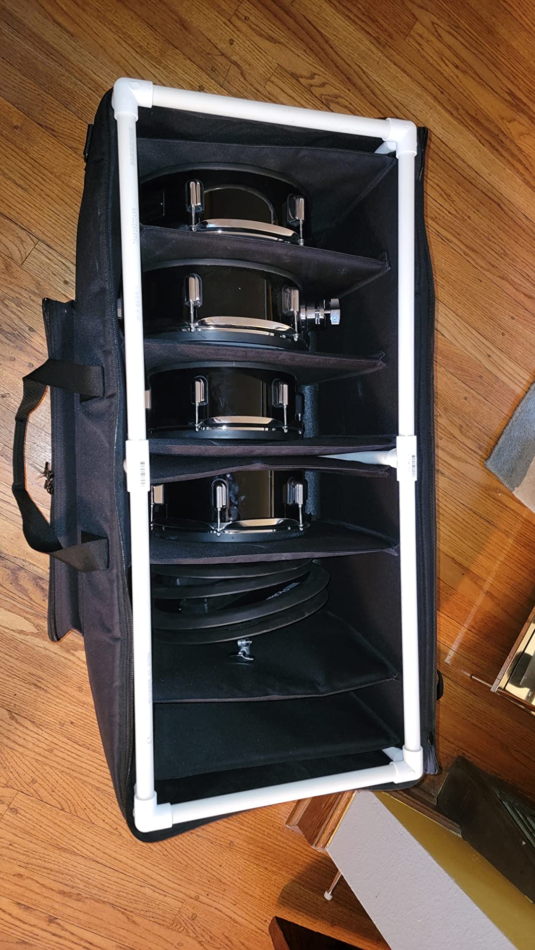 Gator Cases Protechtor Series Padded Electronic Drum Kit Bag with Wheels, Large 36