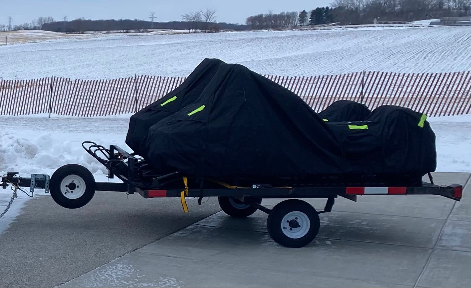 Budge Sportsman Trailerable Snowmobile Cover, Waterproof, Fits Up to 145
