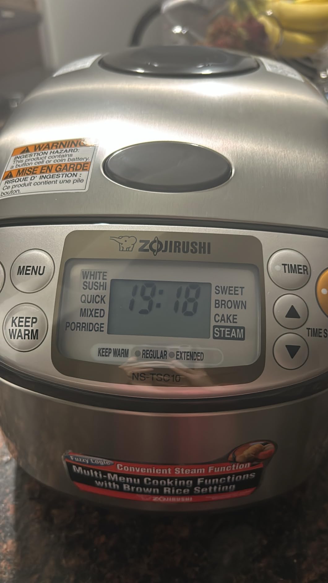 Zojirushi NS-TSC18 Micom Rice Cooker and Warmer - 1.8 Liters customer photo 1