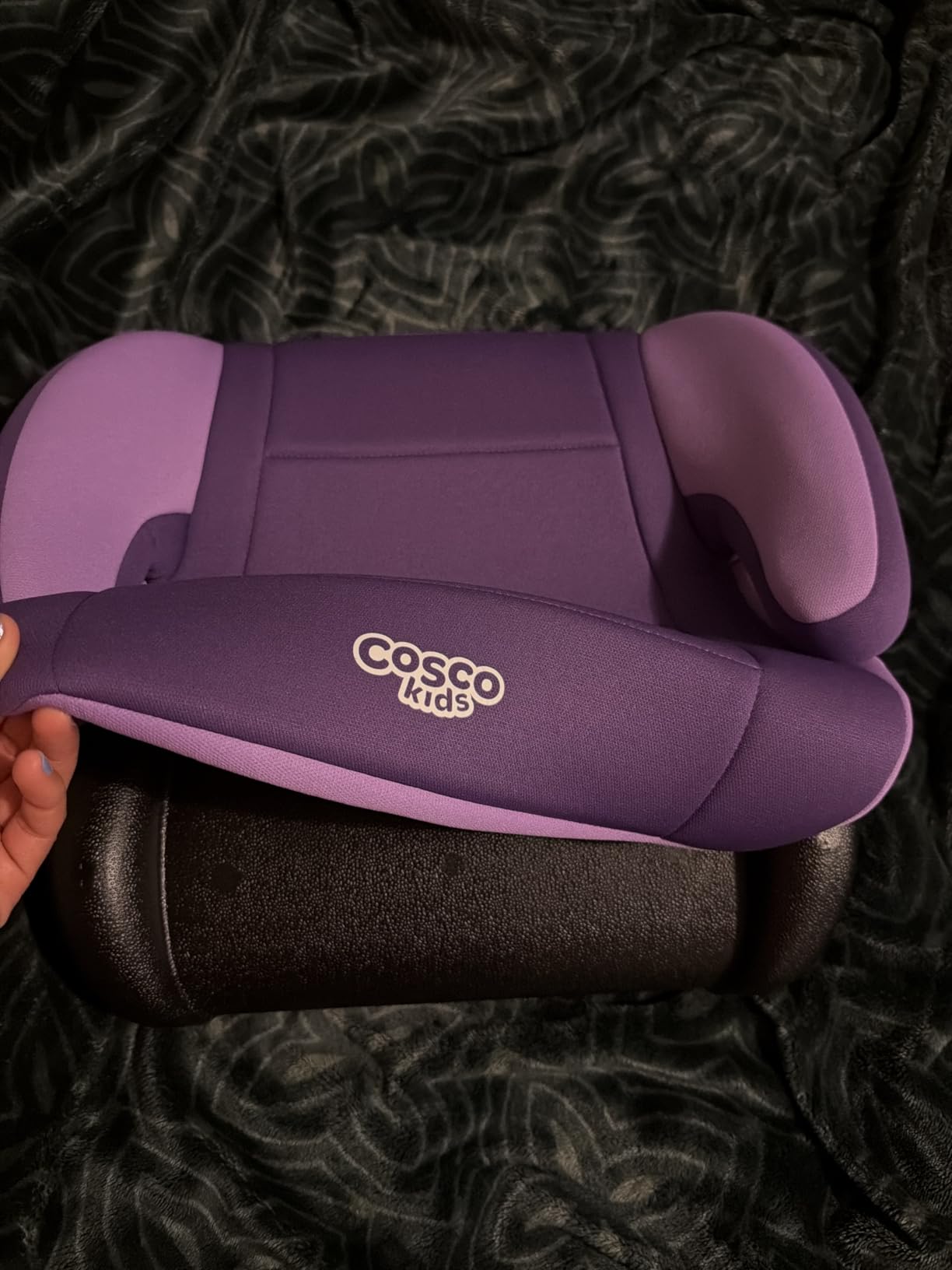 Cosco Topside Backless Booster Car Seat, Lightweight Booster Seats for Cars 40-100 lbs, Leo customer photo 1