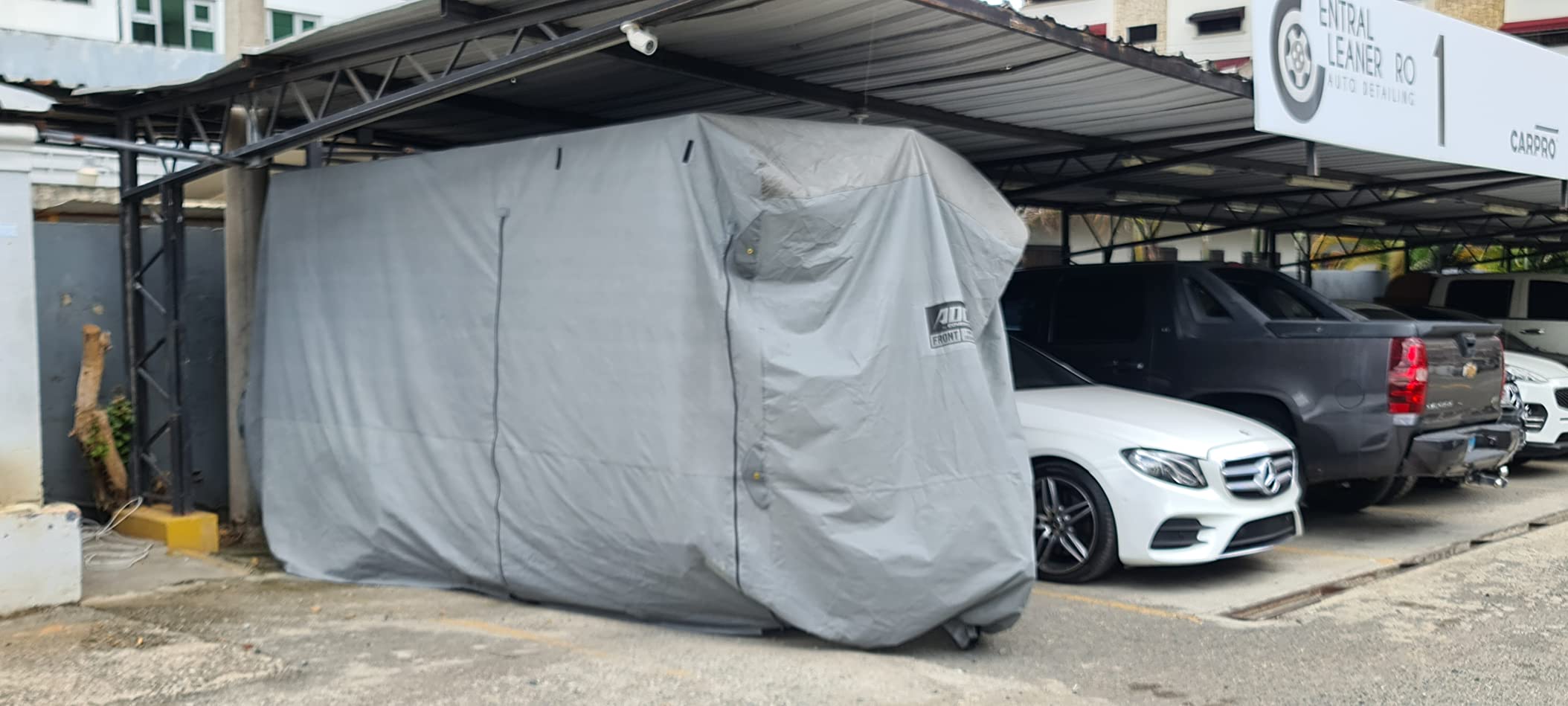 ADCO 46002 SFS Aqua-Shed Bumper-Pull Horse Trailer Cover - 10'1