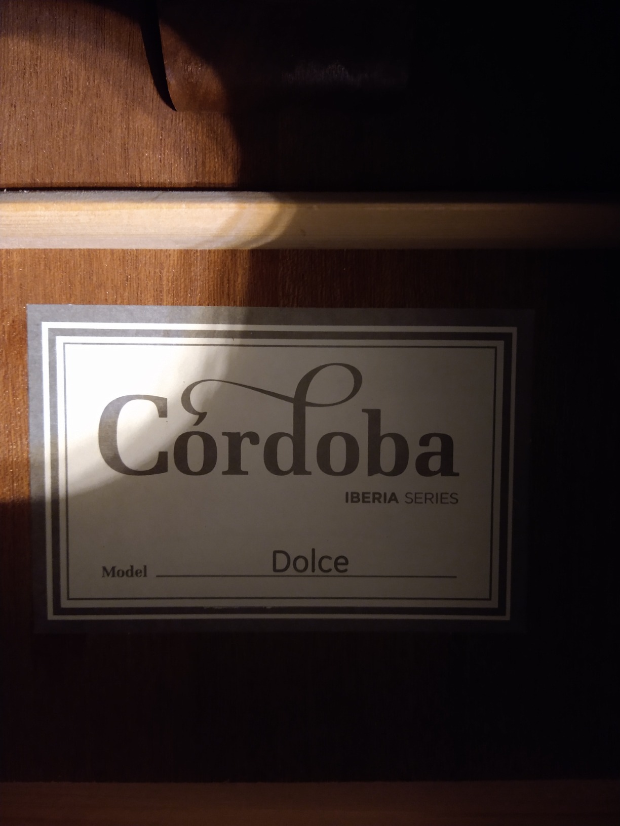 Cordoba Dolce 7/8 Nylon String Acoustic Guitar customer photo 2