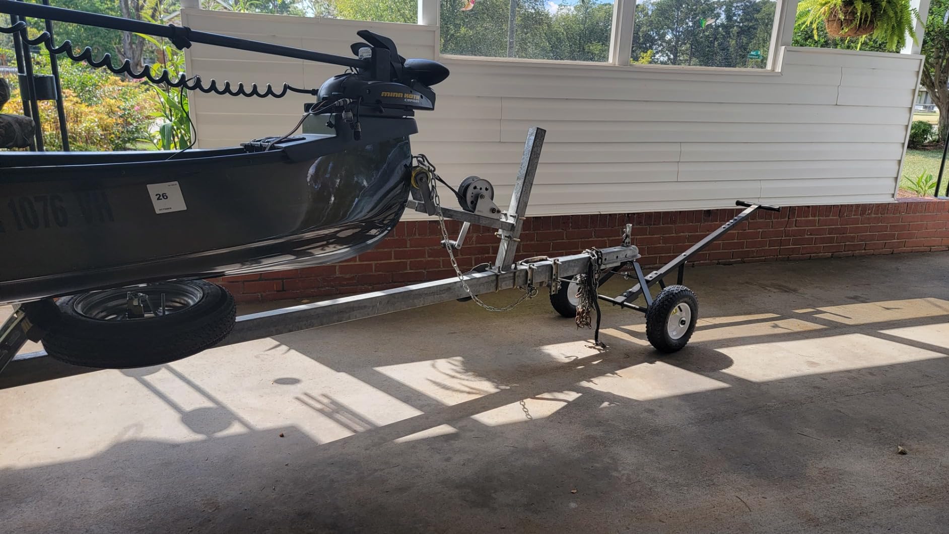 MaxxHaul Trailer Dolly - 600 lb Capacity - Boat Utility Jet Ski Trailer Mover - 12-Inch Pneumatic Tires - Alloy Steel (70225) customer photo 1