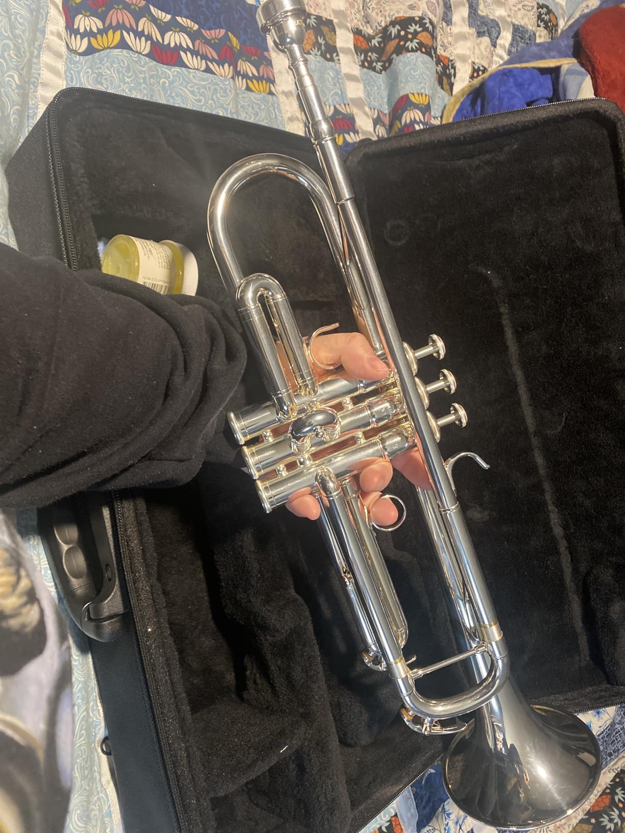 Yamaha YTR-4335GSII Intermediate Bb Trumpet - Silver-plated customer photo 2