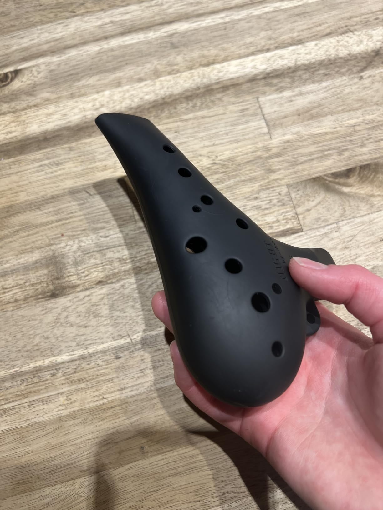 Night By Noble Plastic Ocarina AC Rubber Black customer photo 2