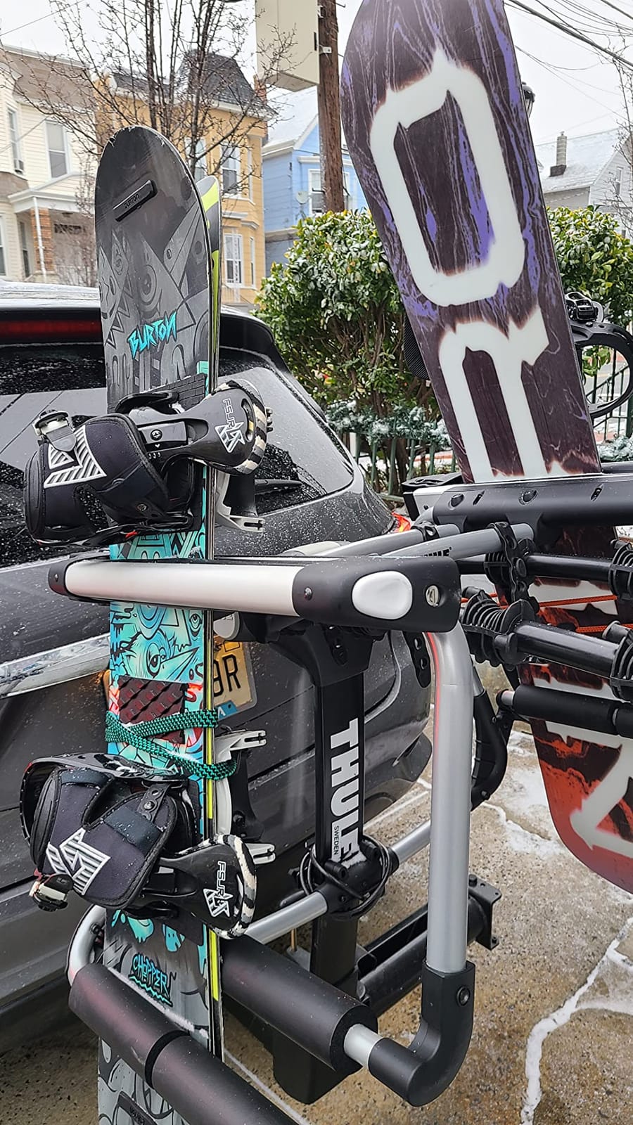 Thule Tram Hitch Ski carrier | Tram Hitch Ski & Snowboard Carrier - Secure, Durable, 6 Pairs customer photo 1