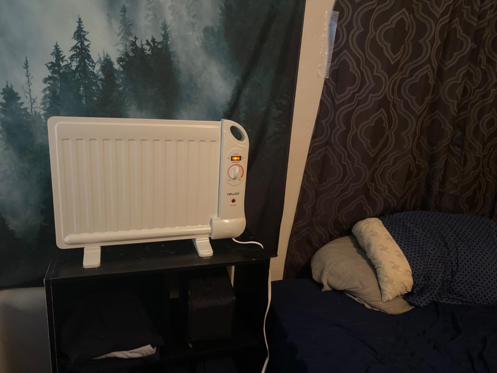 NewAir Portable Space Heater for Indoor Use | Ideal Heater for Bedroom, Office or Under Desk | Electric, Energy Efficient and Noiseless customer photo 1