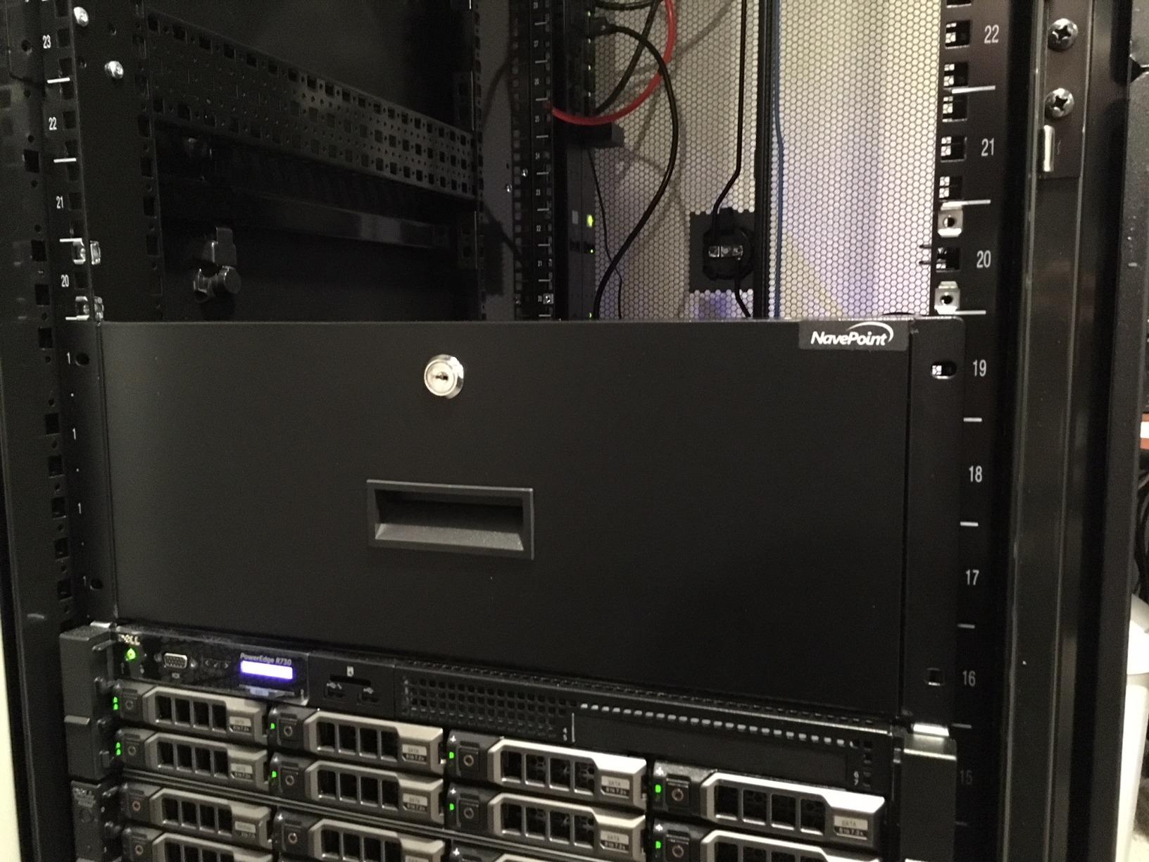 NavePoint Server Cabinet Case 19 Inch Rack Mount DJ Locking Lockable Deep Drawer with Key 4U customer photo 1