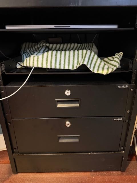 NavePoint Server Cabinet Case 19 Inch Rack Mount DJ Locking Lockable Deep Drawer with Key 4U customer photo 2