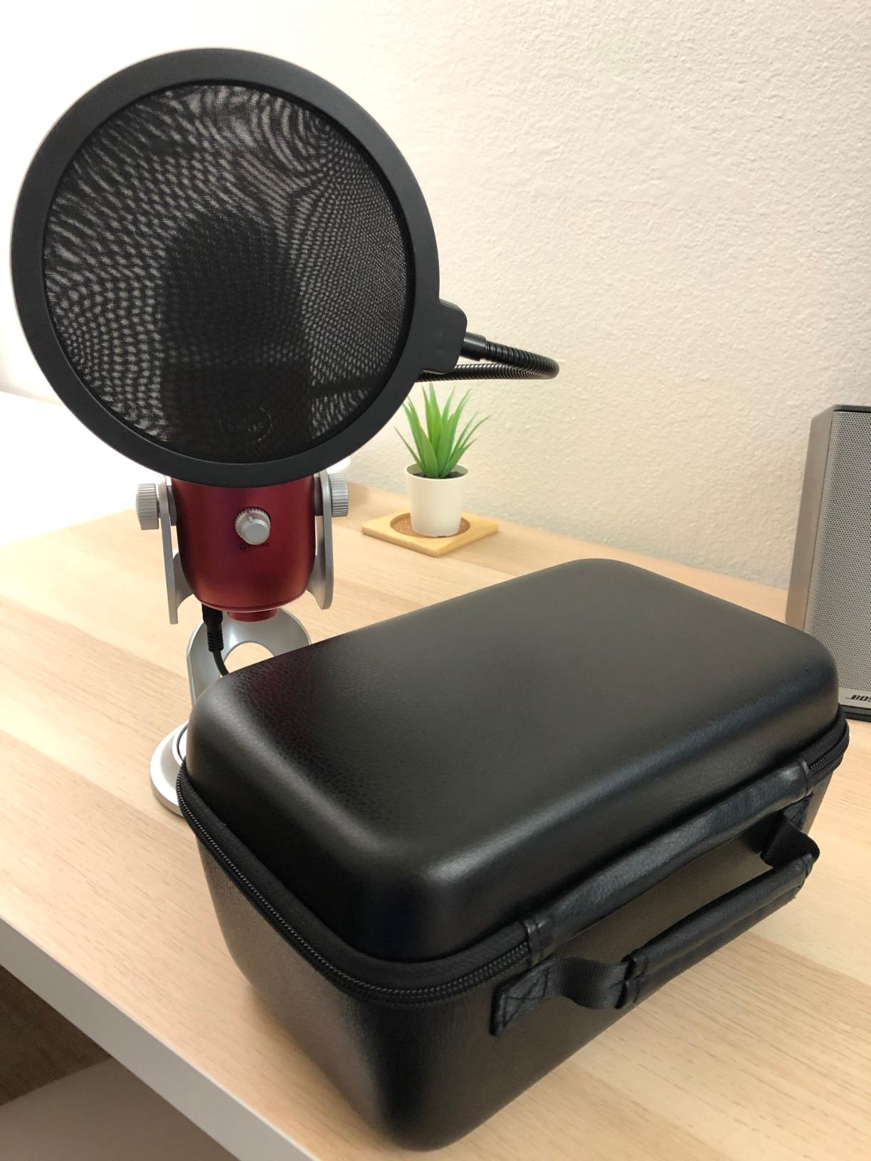 NEEWER Professional Microphone Pop Filter Shield | Compatible with Blue Yeti and Other Mic, Dual Layered Wind Pop Screen, Flexible 360 Degree Gooseneck Clip, Stabilizing Arm customer photo 1