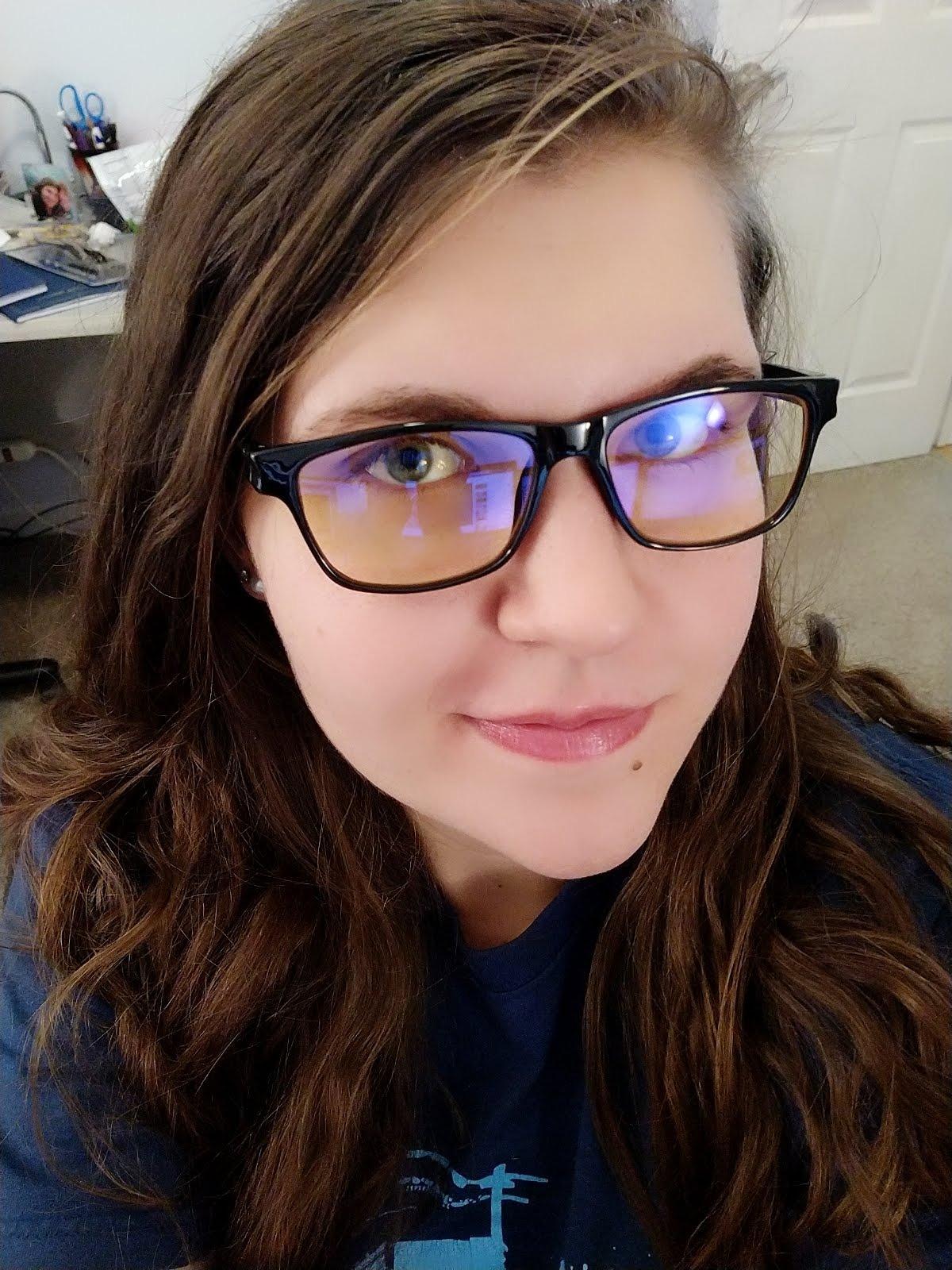 Gamma Ray Computer Blue Light Blocking Gaming Glasses w/Amber Tint customer photo 1