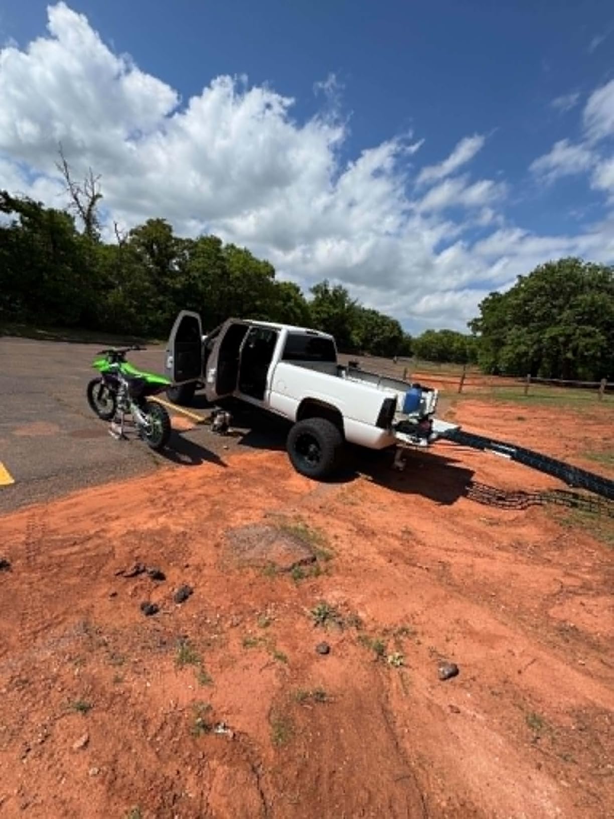 10' ATV Loading Ramps, 1,200 lb, Titan Ramps | Aluminum loading ramps for pickup trucks foldable, lightweight with serrated crossbars customer photo 2