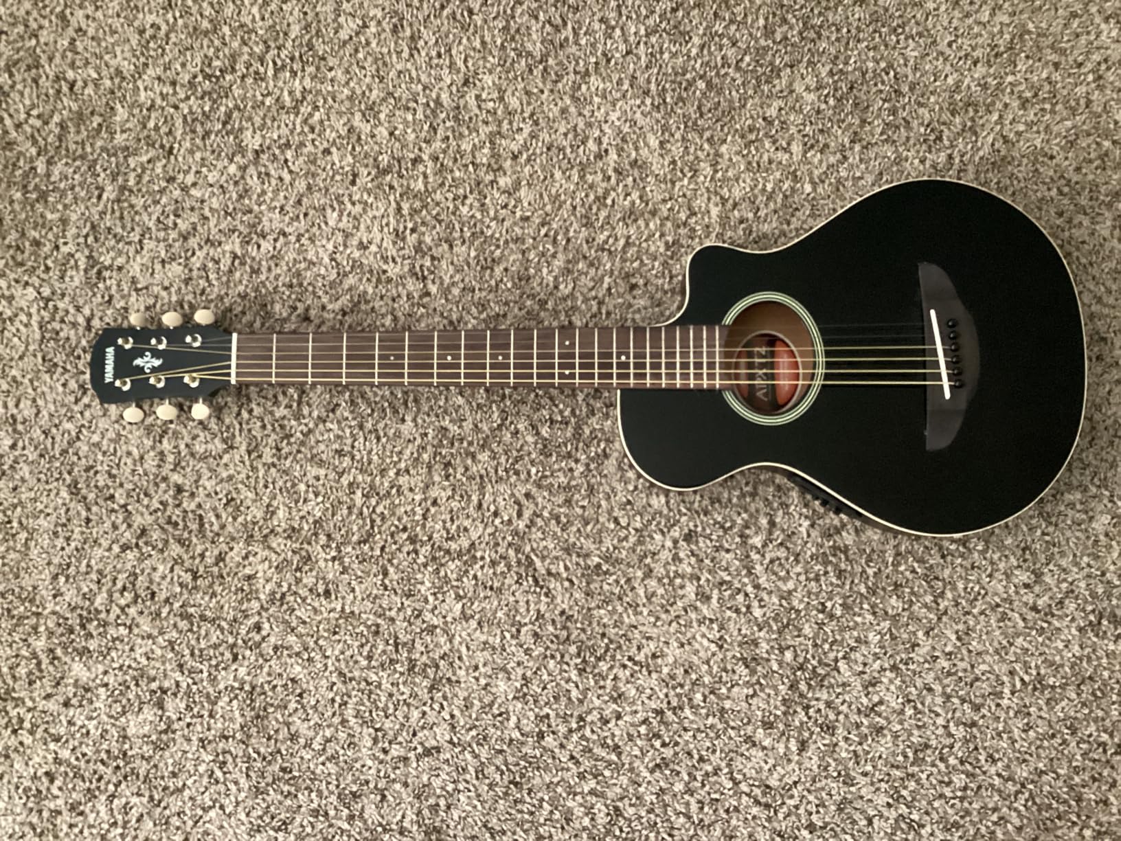 Yamaha APXT2 3/4-Size Acoustic-Electric Guitar - Black customer photo 2