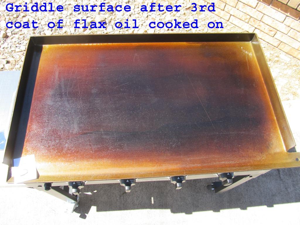 36 Inch 4 Burner 60,000 BTU Portable Steel Griddle Cooking Station with Foldable Legs, Grease Pan, and Storage Rack, Black customer photo 2