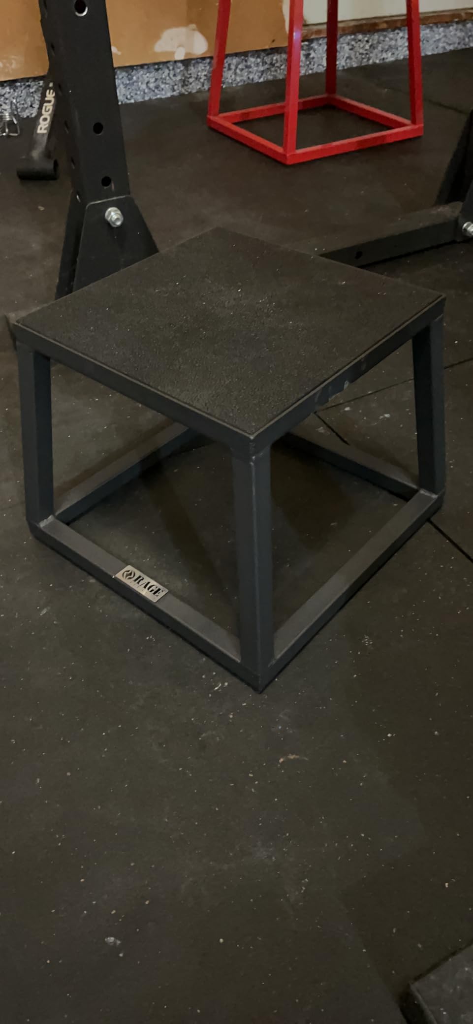 Rage Fitness Steel Plyo Box 12-18-24 Inch High Anti-Slip Pre-Assembled Plyometric Jump Box customer photo 2