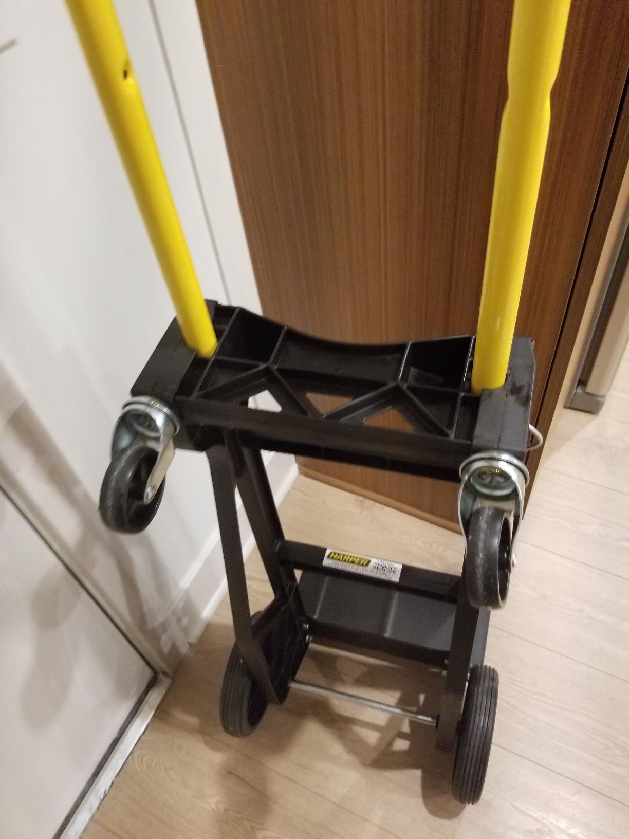 Harper Trucks Convertible Nylon Hand Truck w/ Stair Glides, 300lb Dolly & 400lb Cart Limit customer photo 1