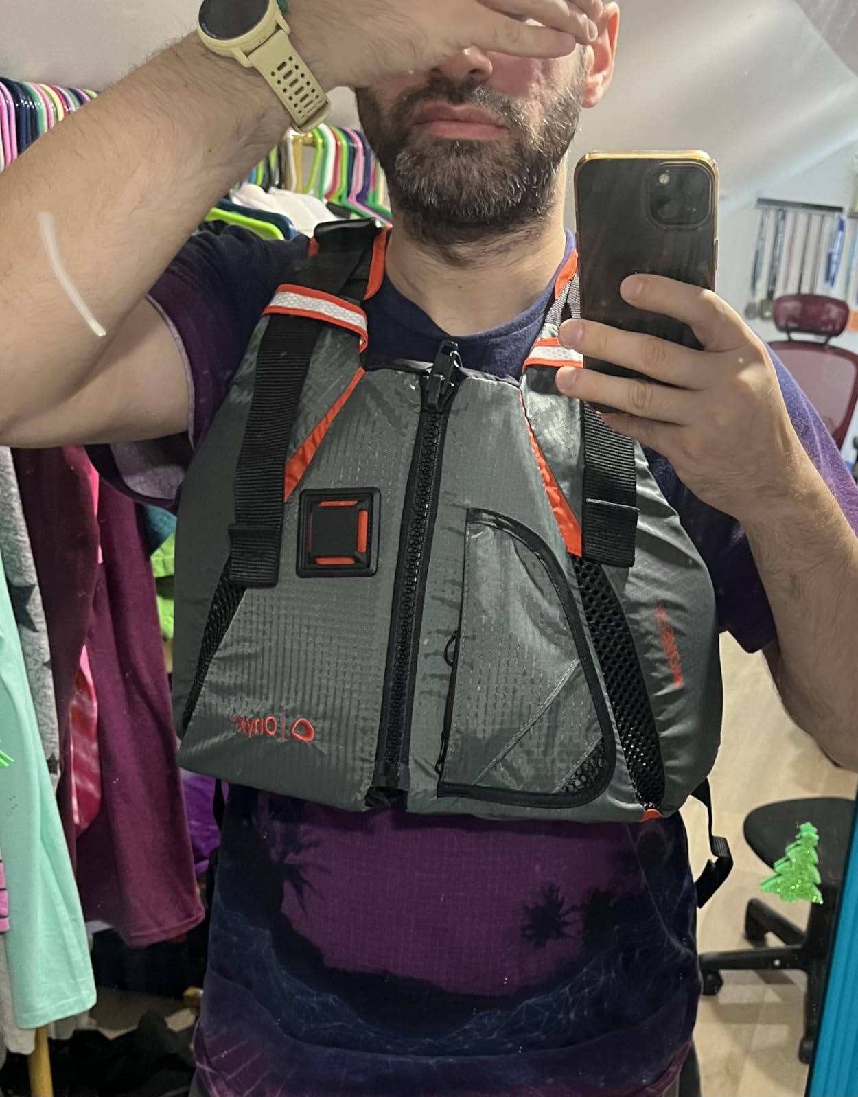 Onyx U.S. Coast Guard and Transport Canada Approved MoveVent Dynamic Paddle Vest for Adults for Kayaking, Canoeing, Stand Up Paddleboarding customer photo 1