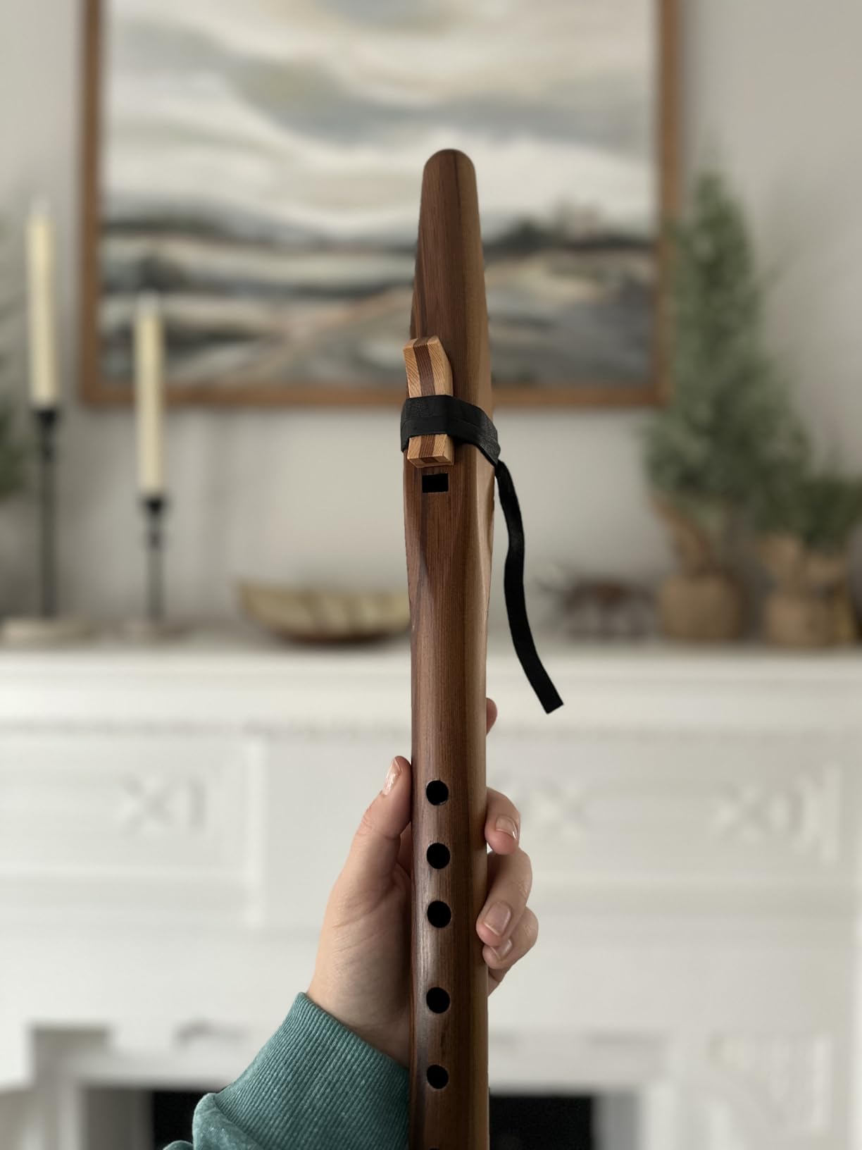 Native American Style G Flute, Cedar Beginner Flute Package with Book by Stellar Flutes. Stellar Basic G Flute (Flute Bag Not Included) customer photo 2