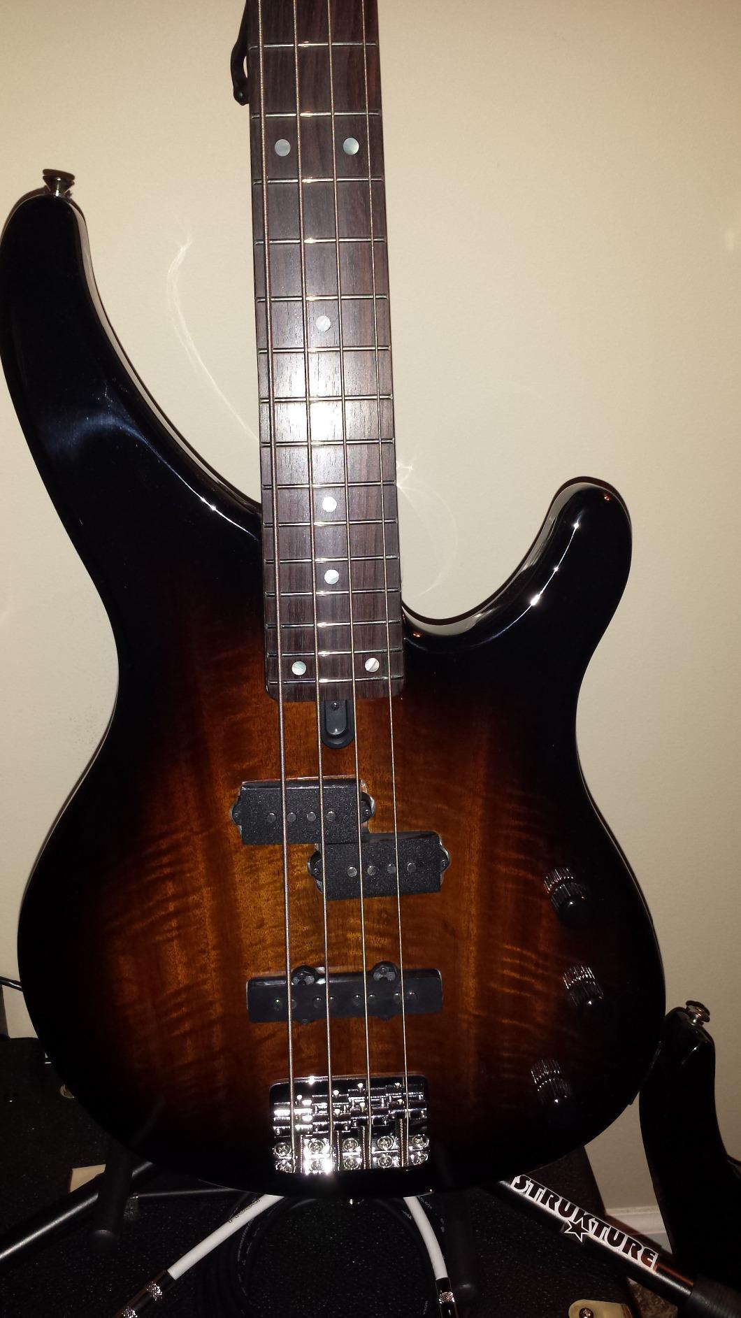 Yamaha TRBX174 Old Violin Sunburst Agathis Body, 4-String Electric Bass Guitar customer photo 2