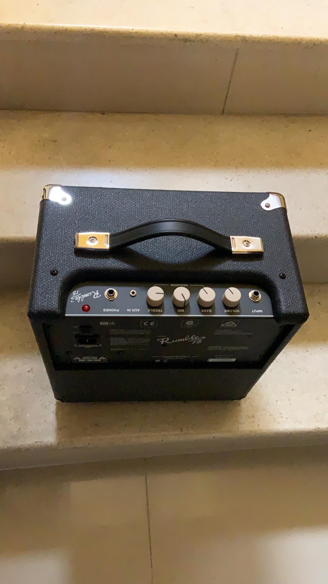 Fender Rumble 15 V3 Bass Guitar Amplifier, 15W Amp, Combo Amp, 2Yr Warranty customer photo 2