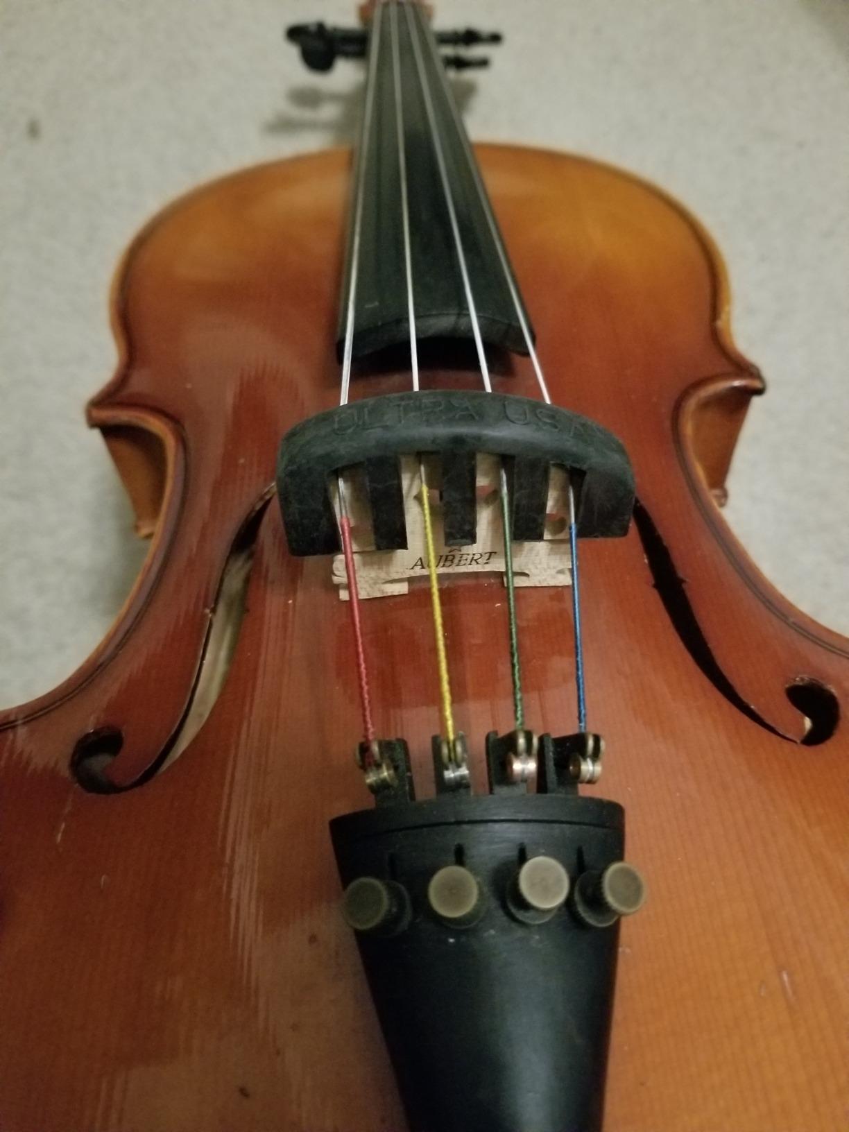 Ultra USA: Black Rubber Mute for 4/4 Violin, for very quiet practice VWWS USA customer photo 1