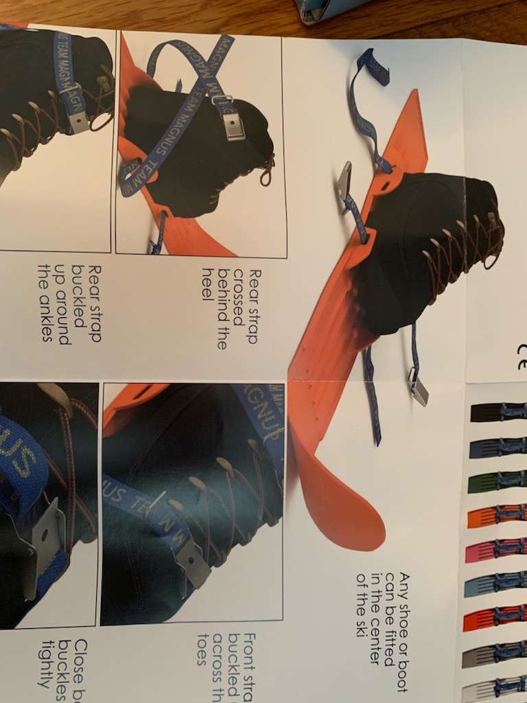 Tundra Wolf Kids Skis - Skis for Kids with Universal Bindings for Toddlers and Up - Shoe Size 9C to 7Y - Build Balance and Technique with Flexible Ski Skates (26'' x 4'' with 3'' tip) customer photo 1