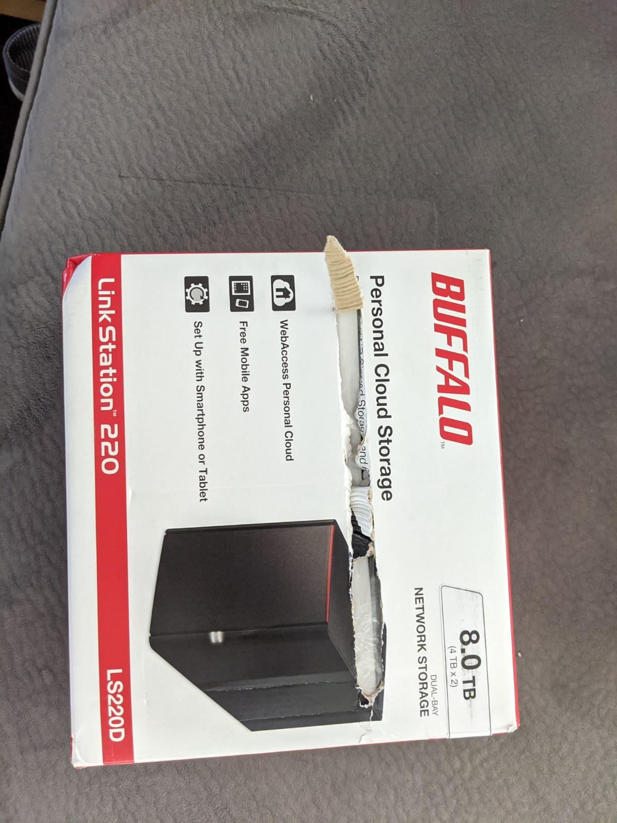 BUFFALO LinkStation 220 4TB 2-Bay NAS Network Attached Storage with HDD Hard Drives Included customer photo 2