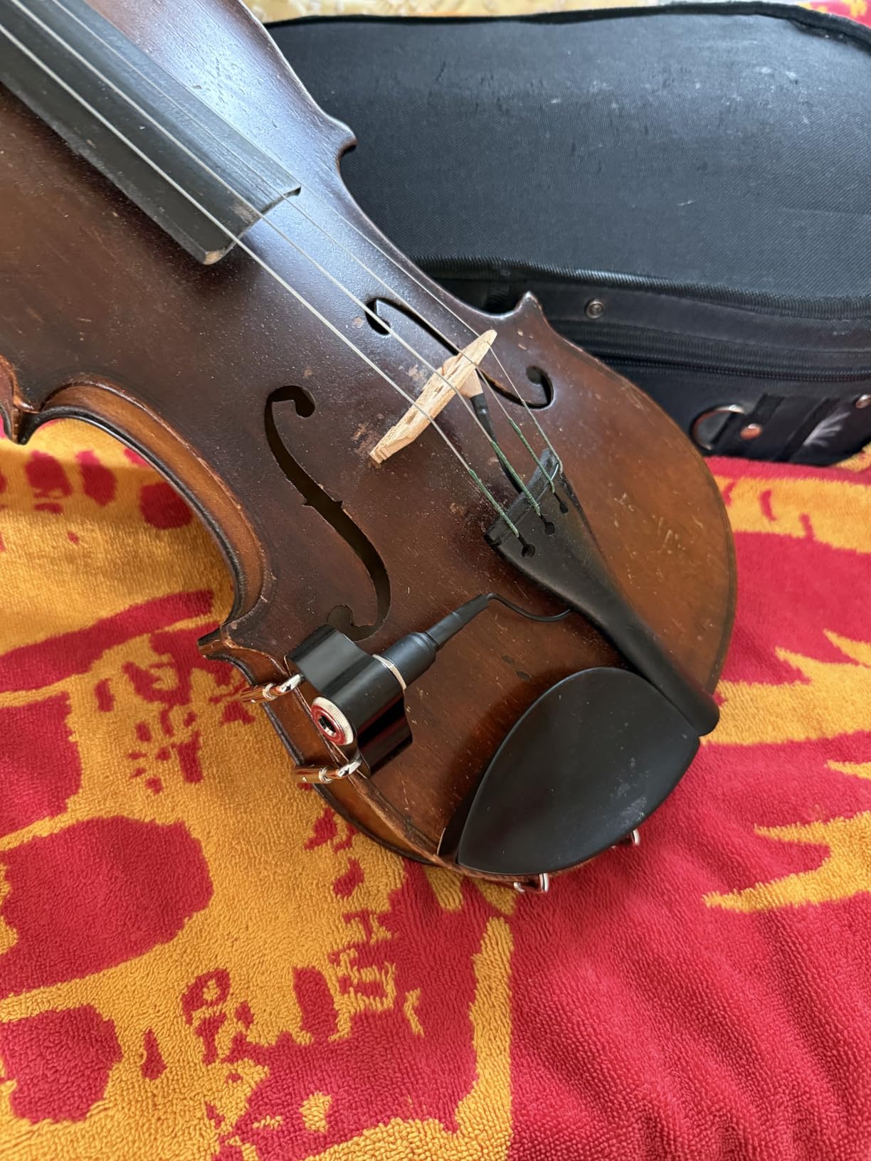 KNA VV-3 Violin Viola Piezo Pickup, Bridge Mounted Pickup | Easy installation, 1/4
