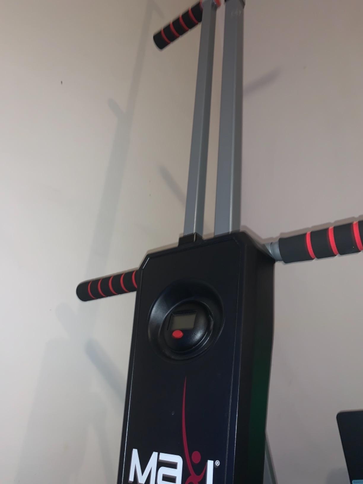 MaxiClimber 2.0 Vertical Climber ERS (Elastic Resistance System) - Easy to Assemble, Folding Exercise Machine Combining Cardio & Strength Training for a Low Impact, Full Body Workout - Free Fitness App customer photo 2