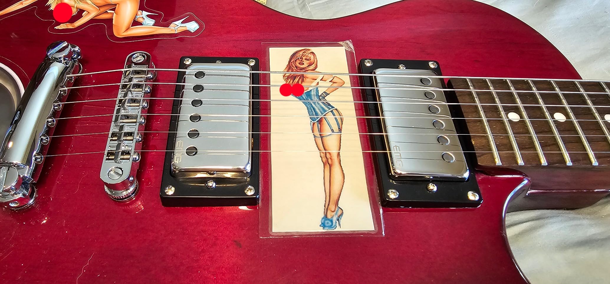 EMG 57/66 Neck and Bridge Pickup Set - Black customer photo 1