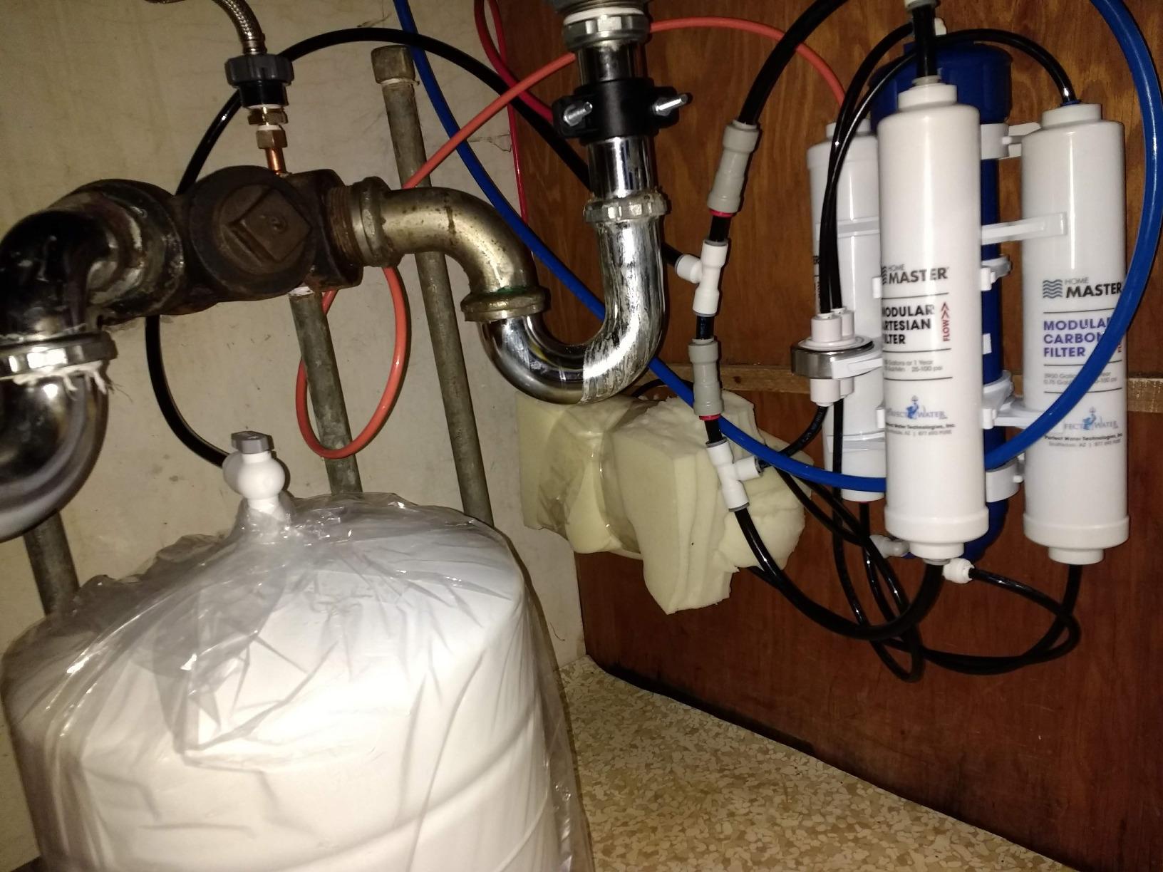 Home Master TMAFC-ERP Artesian Full Contact Reverse Osmosis System, 7-Stages, Patented 2-Pass Alkaline Remineralization, 1:1 Waste Ratio customer photo 1