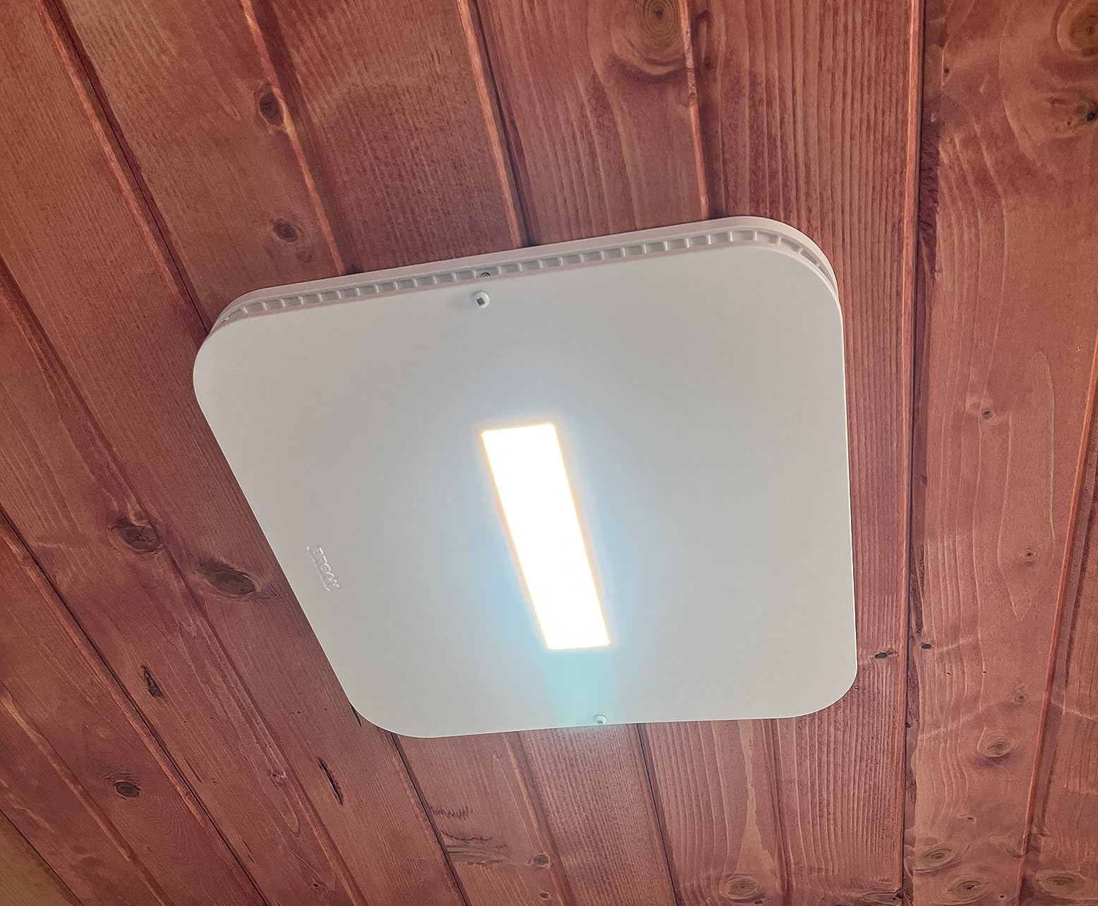 Broan-NuTone AE80LK Ventilation with LED CleanCover and Roomside Installation, ENERGY STAR Certified, 80 CFM, 0.7 Sones, White customer photo 1