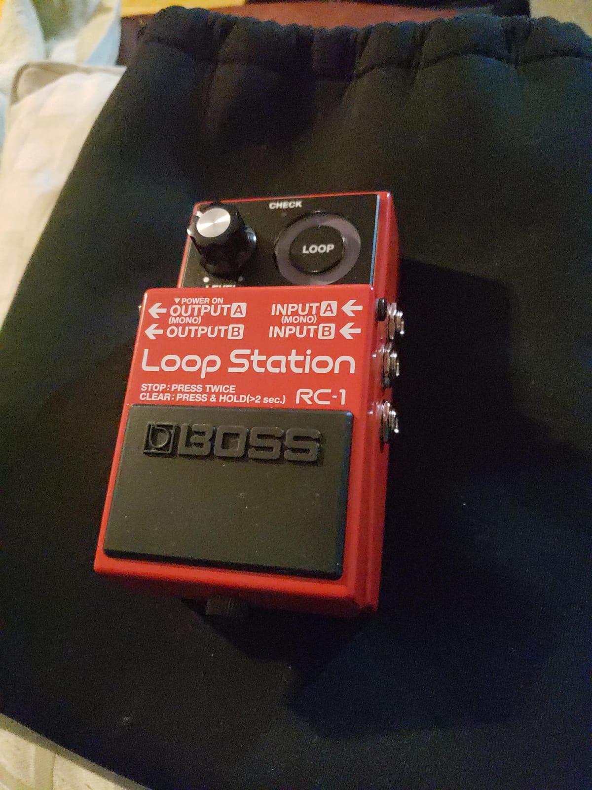 BOSS RC-1 Loop Station Pedal | Industry Standard Simple Looper for Guitar, Bass, Keyboards & More | 24-Segment LED Indicator | 12 Minutes of Record Time | Record, Playback, Overdub, Undo & Redo Loops | Bass Keyboards and More, 24-Segment LED Indicator, 12 Minutes of Record Time, Record, Playback, Overdub, Undo and Redo Loops customer photo 1