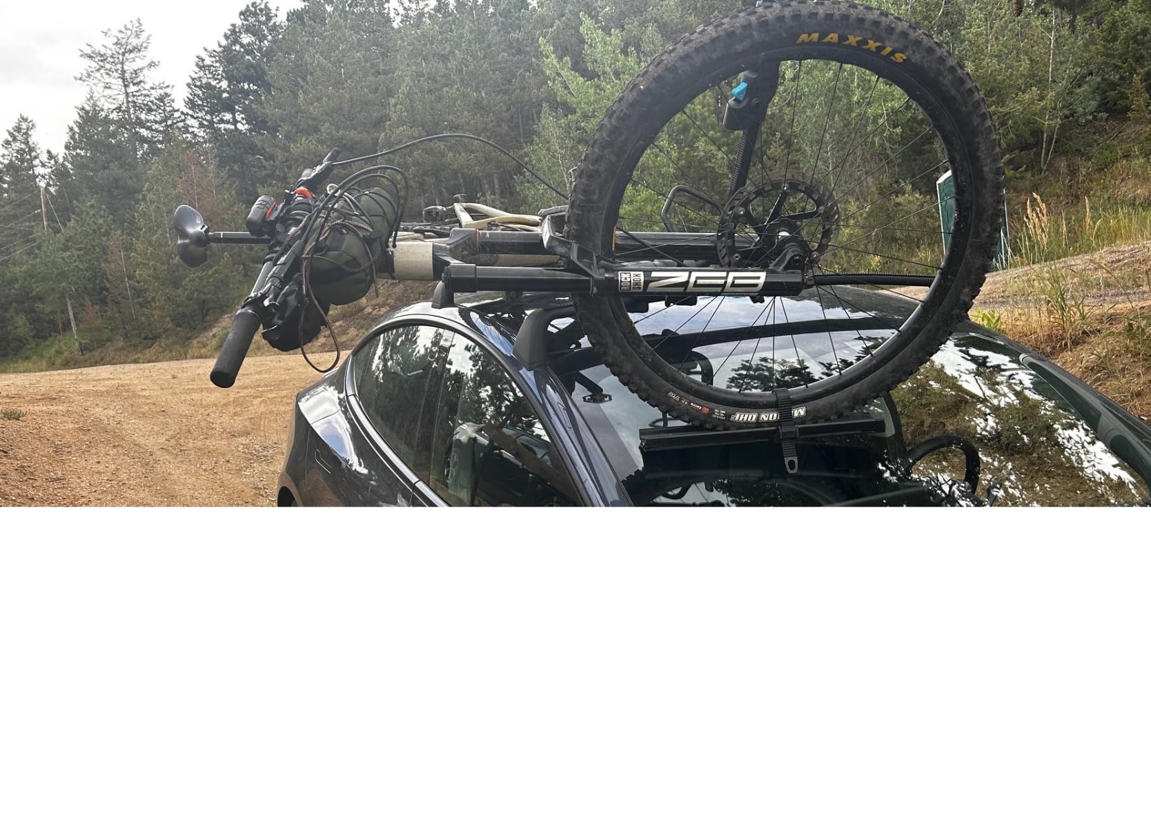 RockyMounts Tomahawk upright roof bike rack customer photo 2
