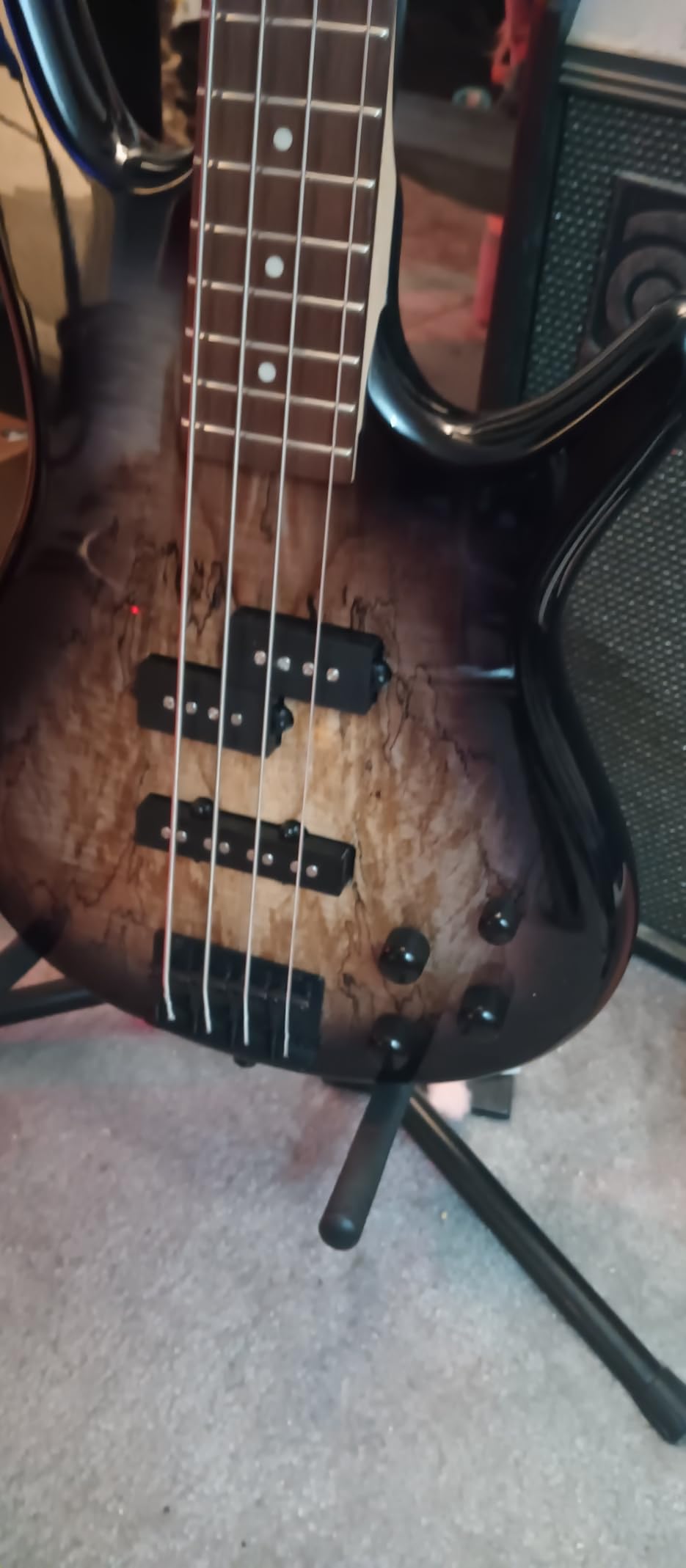 Ibanez Gio GSR200 Bass Guitar, Weathered Black customer photo 2