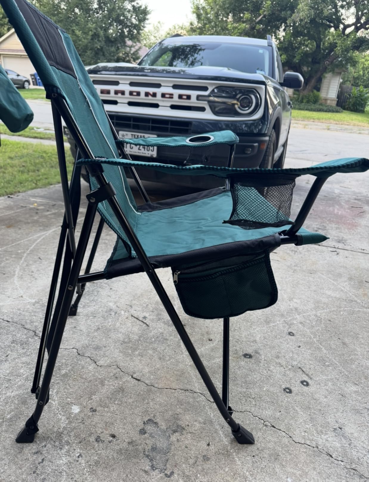 Kijaro Portable Camping Chairs - Versatile Folding Sports Chair for Outdoor & Lawn - Dual Lock Feature - Hallet Peak Gray customer photo 1