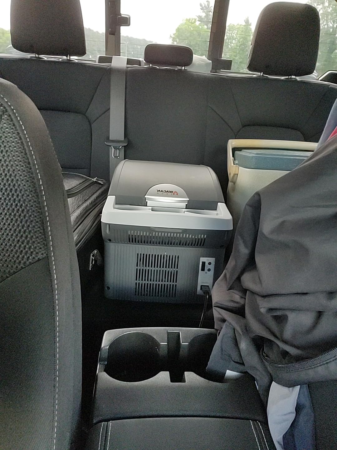 Wagan EL6214 Personal Thermoelectric Cooler/Warmer, 14 Liter Capacity, Portable Electric Car Cooler with 12/24V DC, 12V Small Fridge for Car, RV, and Camping Use, UL Listed customer photo 2