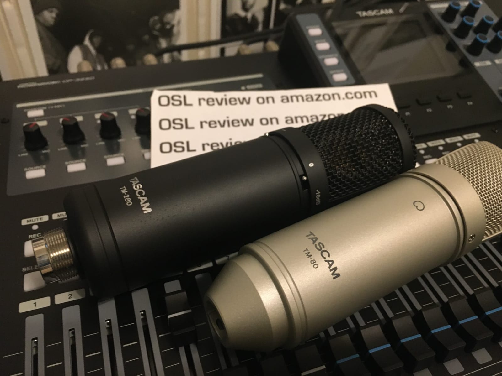 Tascam TM-80 Large Diaphragm Condenser Microphone, Silver customer photo 2