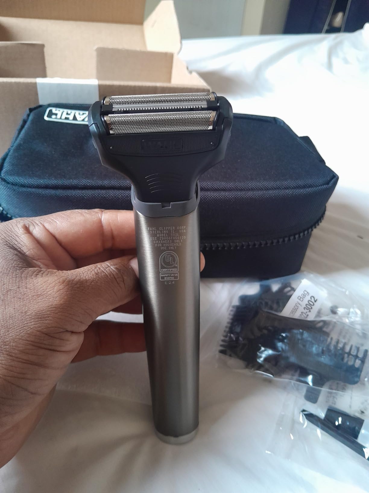 Wahl USA Stainless Steel Lithium Ion 2.0+ Slate Beard Trimmer for Men | Electric Shaver, Nose Ear Trimmer, Rechargeable All In One Men's Grooming Kit - Model 9864 customer photo 1