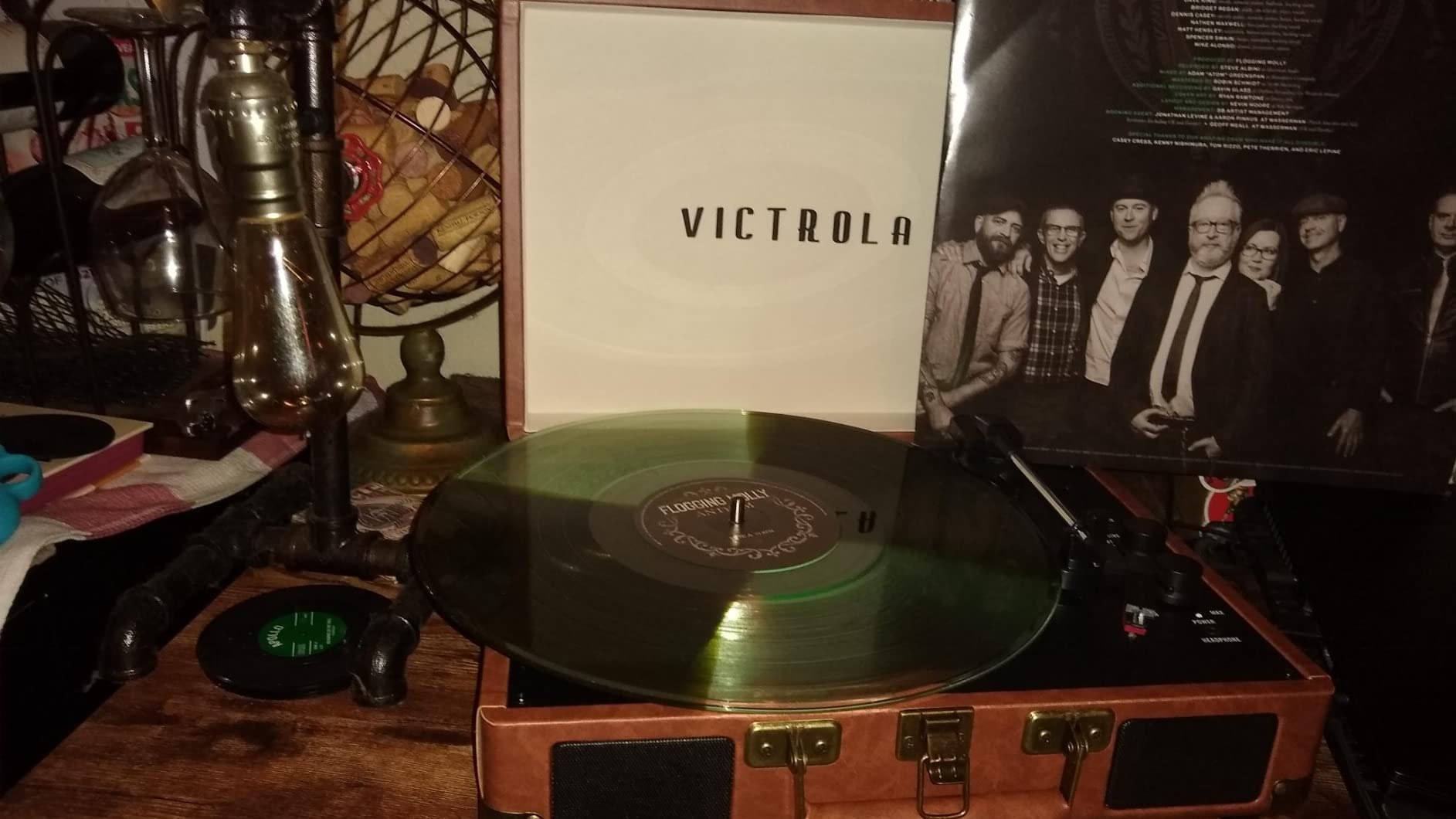 Victrola Journey Bluetooth Suitcase Record Player, Turquoise, 3-Speed Turntable customer photo 1