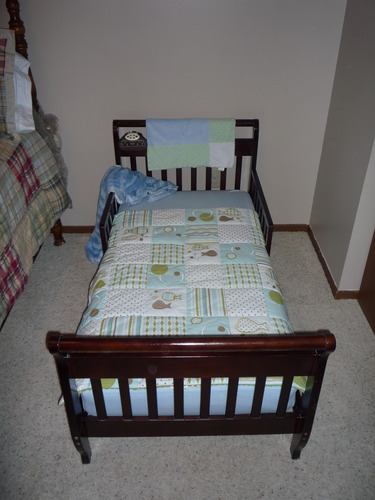 Dream On Me Classic Sleigh Toddler Bed in Cool Grey customer photo 2