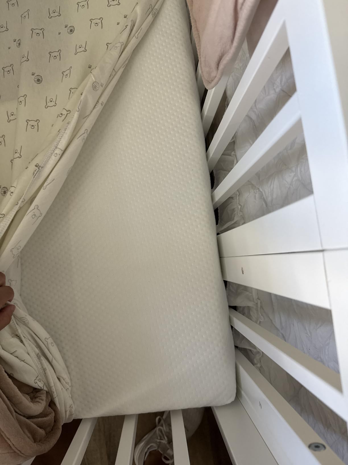 Graco Premium Foam Baby Crib & Toddler Bed Mattress | GREENGUARD Gold Certified, Waterproof, Machine Washable OEKO-TEX Standard 100 Certified Cover, Firm Support, Standard Size customer photo 2