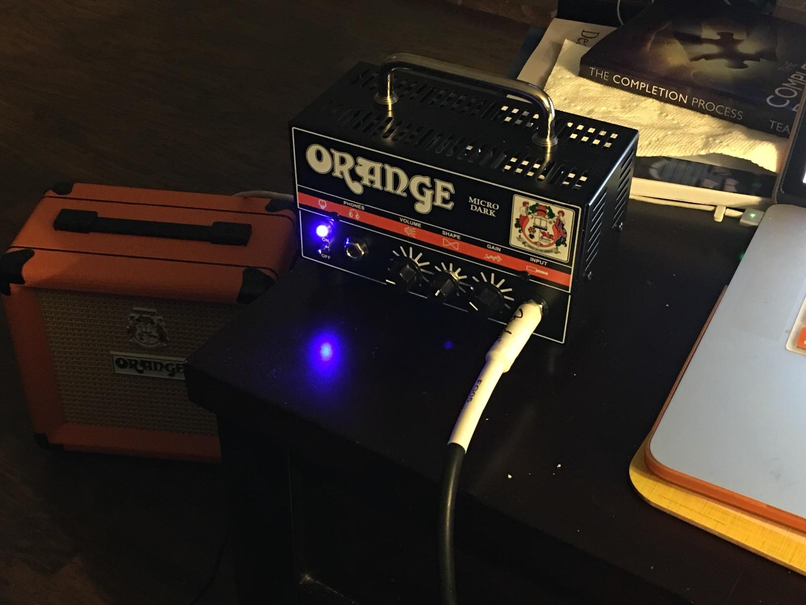 Orange Micro Dark Terror Mini Guitar Amp Head 20 Watts customer photo 1
