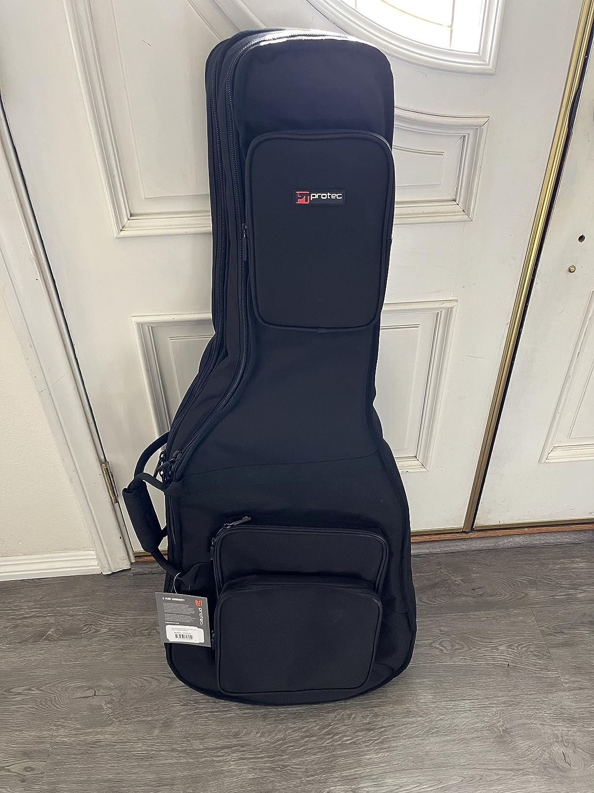 Protec CF234DBL Double Electric Guitar Gig Bag, Gold Series (Fits Strat, Tele, & Les Paul Shaped Guitars) customer photo 2