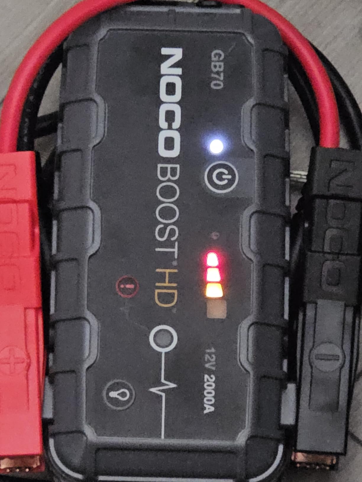 NOCO Boost GB70 2000A UltraSafe Jump Starter, 12V Lithium Battery Booster | Spark-Proof & Reverse Polarity Protection, For Car, Truck, Motorcycle, SUV, Boat, ATV, RV, up to 8.0L Gas & 6.0L Diesel customer photo 2