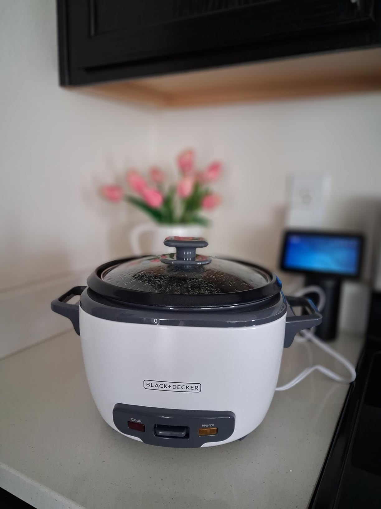 BLACK+DECKER 16-Cup Rice Cooker, RC516, 8-Cup Uncooked Rice, Steaming Basket, Removable Non-Stick Bowl, One Touch | Makes up to 16 cups cooked rice customer photo 1