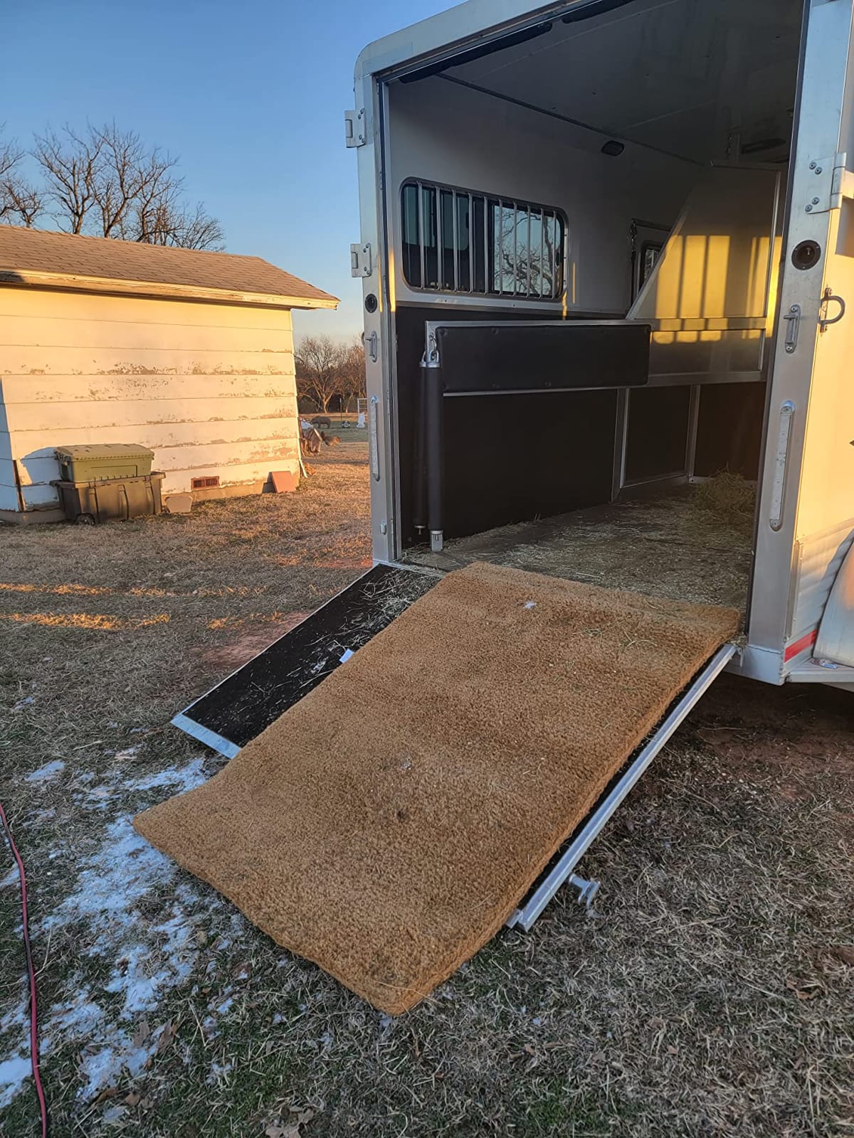 Kempf Horse Van Natural Coco Coir Mat (3' x 5') - Heavy Duty Trailer Mat customer photo 2