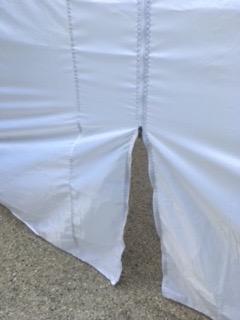 Eurmax USA 10x10 Pop Up Canopy Tent, Commercial Tent with Patented No-Tip Rolling Bag, 4 Zippered Removable Walls, UV & Water Resistant Canopy Top, Heavy Duty Outdoor Gazebo, Instant Shelter (White) customer photo 2
