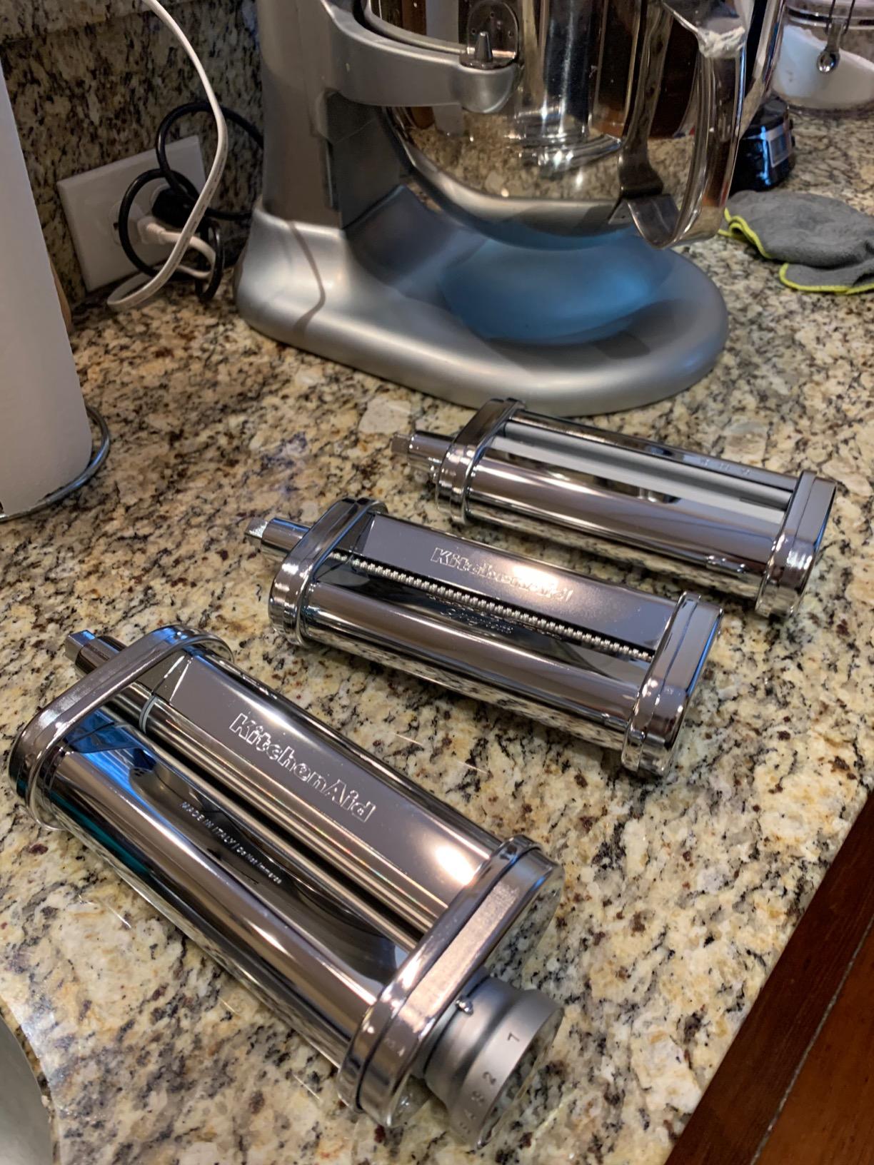 KitchenAid Stand Mixer Attachment, KSMPRA 3-Piece Pasta Roller & Cutter Set customer photo 2