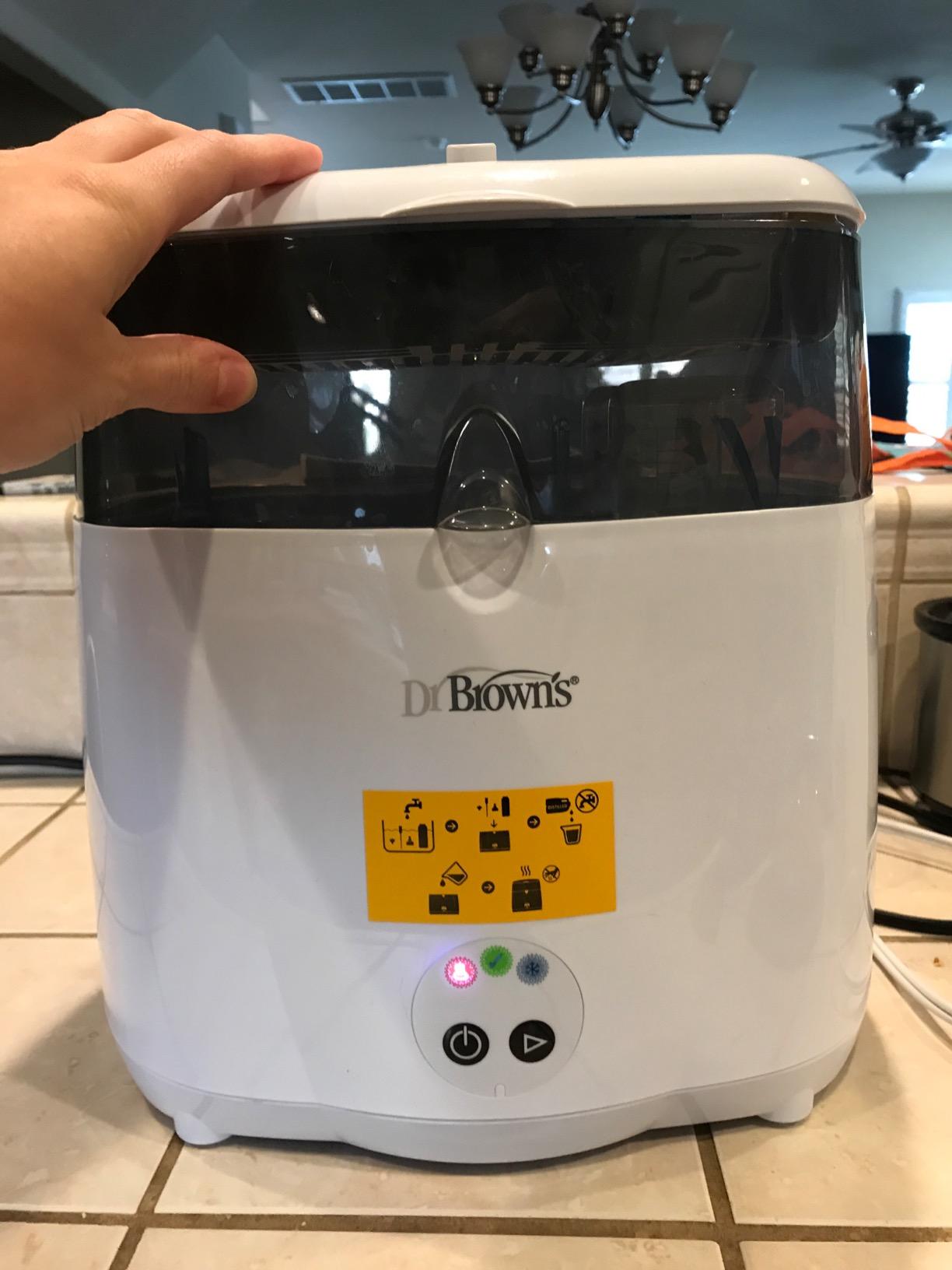 Dr. Brown's Deluxe Electric Sterilizer for Baby Bottles and Other Baby Essentials customer photo 1